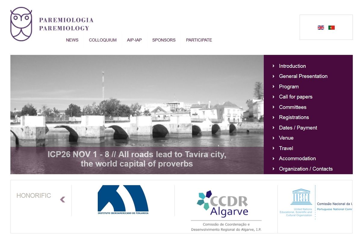 ICP26 NOV 1 - 8 // All roads lead to Tavira city, the world capital of proverbs